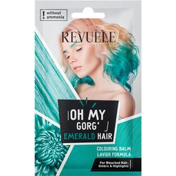 Бальзам для волосся Revuele Oh My Gorg Emerald Hair Colouring Balm, зелений, 25 мл