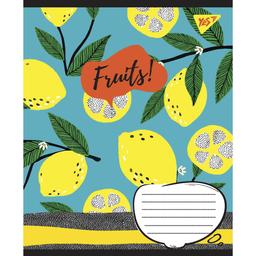 Зошит загальний Yes Fruits, A5, в лінію, 48 листів