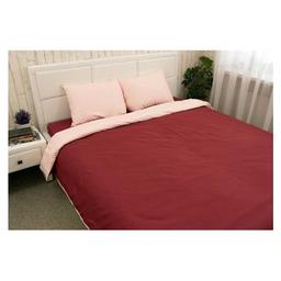 Комплект постельного белья Руно, двуспальный, микрофайбер, бордовый (655.52Bordo)