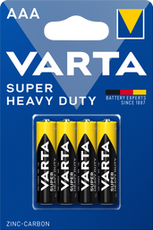 Батарейка Varta Superlife AAA Bli 4 Zinc-Carbon, 4 шт. (2003101414)