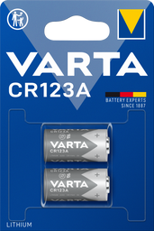 Батарейка Varta Photo CR 123A Bli 2 Lithium, 2 шт. (6205301402)