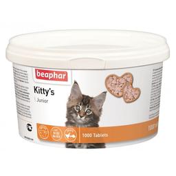 Вітамінізовані ласощі Beaphar Kittys Junior з біотином для кошенят, 1000 шт. (12596)