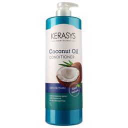 Кондиционер для ухода за сухими волосами Kerasys Coconut Oil Conditioner For Dry Hair с кокосовым маслом, 1000 мл