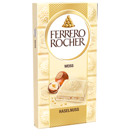 Шоколад белый Ferrero Rocher Tafel Weiss, 90 г (895509)