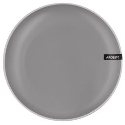 Тарелка десертная Ardesto Cremona, 19 см, серый (AR2919GRC)