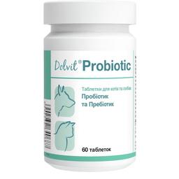Вітамінно-мінеральна добавка Dolfos Probiotic для правильного функціонування шлунково-кишкового тракту у собак, 60 таблеток (4005-60)