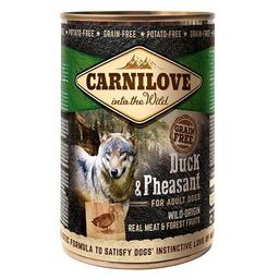 Беззерновой влажный корм для собак Carnilove Duck&Pheasant, с уткой и фазаном, 400 г