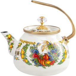 Чайник эмалированный Elmani Vitaly с крышкой 2.2 см (763-024)