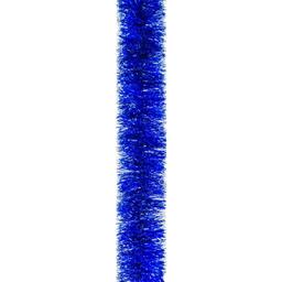 Мішура Novogod'ko 7.5 см 2 м синя зі срібними кінчиками (980448)