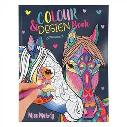 Альбом для раскраски и дизайна Miss Melody Horses (411648)