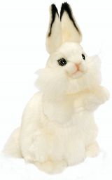 М'яка іграшка Hansa Білий кролик, 24см (7448)