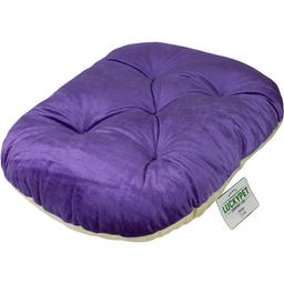 Лежак-подушка Lucky Pet Зефир №3, фиолетово-кремовий, 60x90 см