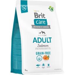 Сухой беззерновой корм для собак малых и средних пород Brit Care Dog Grain-free Adult, с лососем, 3 кг