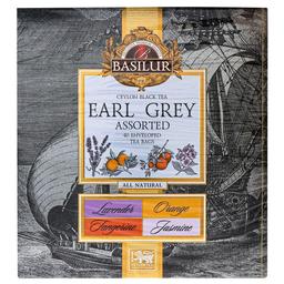 Набір чорного чаю Basilur Earl Grey Assorted, 40 пакетиків (896894)