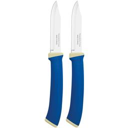 Набор ножей Tramontina Felice для овощей, синий, 7,6 см (23490/213)