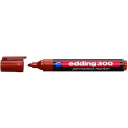 Маркер перманентний Edding Permanent конусоподібний 1.5-3 мм коричневий (e-300/07)