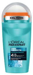 Дезодорант-Антиперспирант L’Oréal Paris Men Expert Сила свежести для мужчин, шариковый, 50 мл