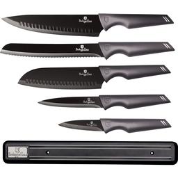 Набор ножей Berlinger Haus Metallic Line Carbon Pro Edition, серый (BH 2701)