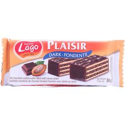 Вафлі Gastone Lagо Plaisir з какао у чорному шоколаді 38 г (756009)