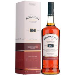 Віскі Bowmore 10 yo Single Malt Scotch Whisky 40% 1 л у подарунковій упаковці