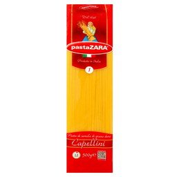 Вироби макаронні Pasta Zara Паста Капеліні, 500 г (36063)