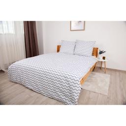 Комплект постельного белья ТЕП Happy Sleep Duo Pearl Dream - Grey двуспальный белый с серым (2-04010_26635)