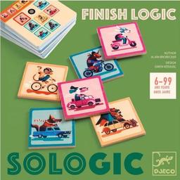 Игра настольная Djeco Finish Logic Sologic Логический финиш (DJ08540)