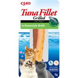 Ласощі для котів Inaba Ciao Grilled філе тунця на грилі в домашньому бульйоні 15 г