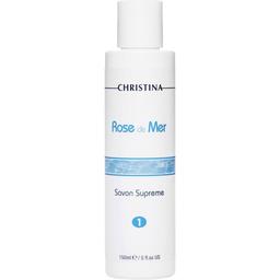 Антисептичне мило для пілінга обличчя Christina Rose De Mer Savon Supreme Крок 1 150 мл