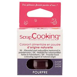 Харчовий барвник ScrapCooking натуральний фіолетовий 10 г