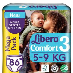 Підгузки Libero Comfort 3 (5-9 кг), 86 шт.