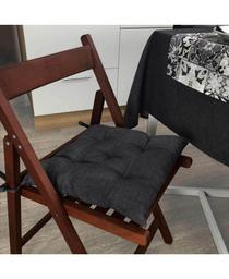 Подушка для стільця Прованс Black Milan, 40х40 см, чорний (23617)