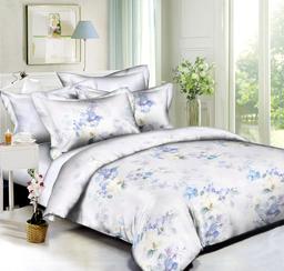 Комплект постельного белья Home Line Яблоневый цвет, бязь премиум, 220х175 см, фиолетовый (162448)