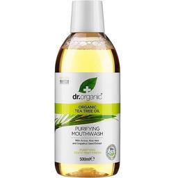 Ополіскувач для ротової порожнини Чайне дерево Dr.Organic Bioactive Oralcare Tea Tree Mouthwash, 500 мл