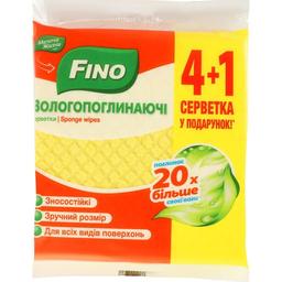 Салфетки влаговпитывающие Fino 4+1 шт.