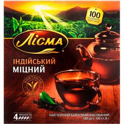 Чай чорний Лісма Індійський міцний, 180 г (100 шт. по 1,8 г) (373032)