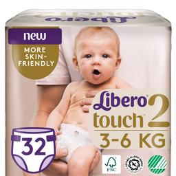 Подгузники Libero Touch 2 (3-6 кг), 32 шт. (7978/806858)