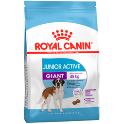 Сухой корм для щенков гигантских пород от 8 до 24 месяцев с повышенной активностью Royal Canin Giant Junior Active, 15 кг (3042150)