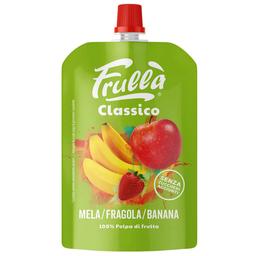 Пюре фруктовое Frulla Classico, Яблоко-клубника-банан, 100 г (618018)