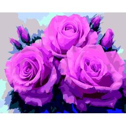 Картина по номерам ZiBi Art Line Розовые розы 40х50 см (ZB.64146)