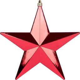 Новогодняя игрушка Novogod'ko Звезда 30 см глянцевая красная (974088)