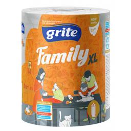 Двошарові паперові рушники Grite Family XL, 1 рулон (715411)