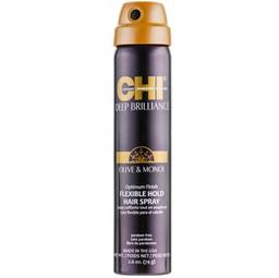 Лак для волос гибкой фиксации CHI Deep Brilliance Olive & Monoi Op FlexHold, 284 мл