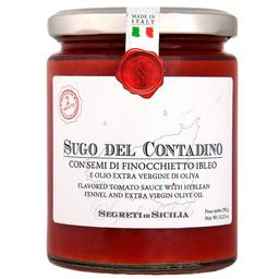 Соус томатный Frantoi Cutrera Contadino с фенхелем и оливковым маслом, 290 г (668202)