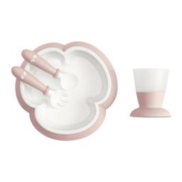 Набір дитячого посуду BabyBjorn Baby Feeding Set Powder Pink, рожевий (078164)