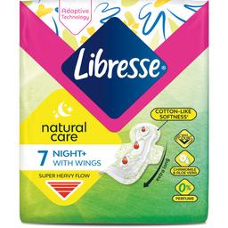 Гигиенические прокладки Libresse Natural Care Maxi Night, 7 шт.