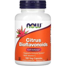Цитрусовые биофлавоноиды Now Foods Citrus Bioflavonoids с витамином С 700 мг 100 вегетарианских капсул