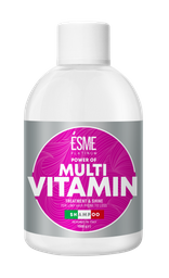 Шампунь Esme Platinum Multivitamin с витаминным комплексом, для слабых волос, 1000 мл