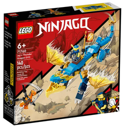 Конструктор LEGO Ninjago Грозовий дракон ЕВО Джея, 140 деталей (71760)