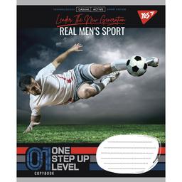Зошит загальний Yes Real Sport, A5, в лінію, 48 листів